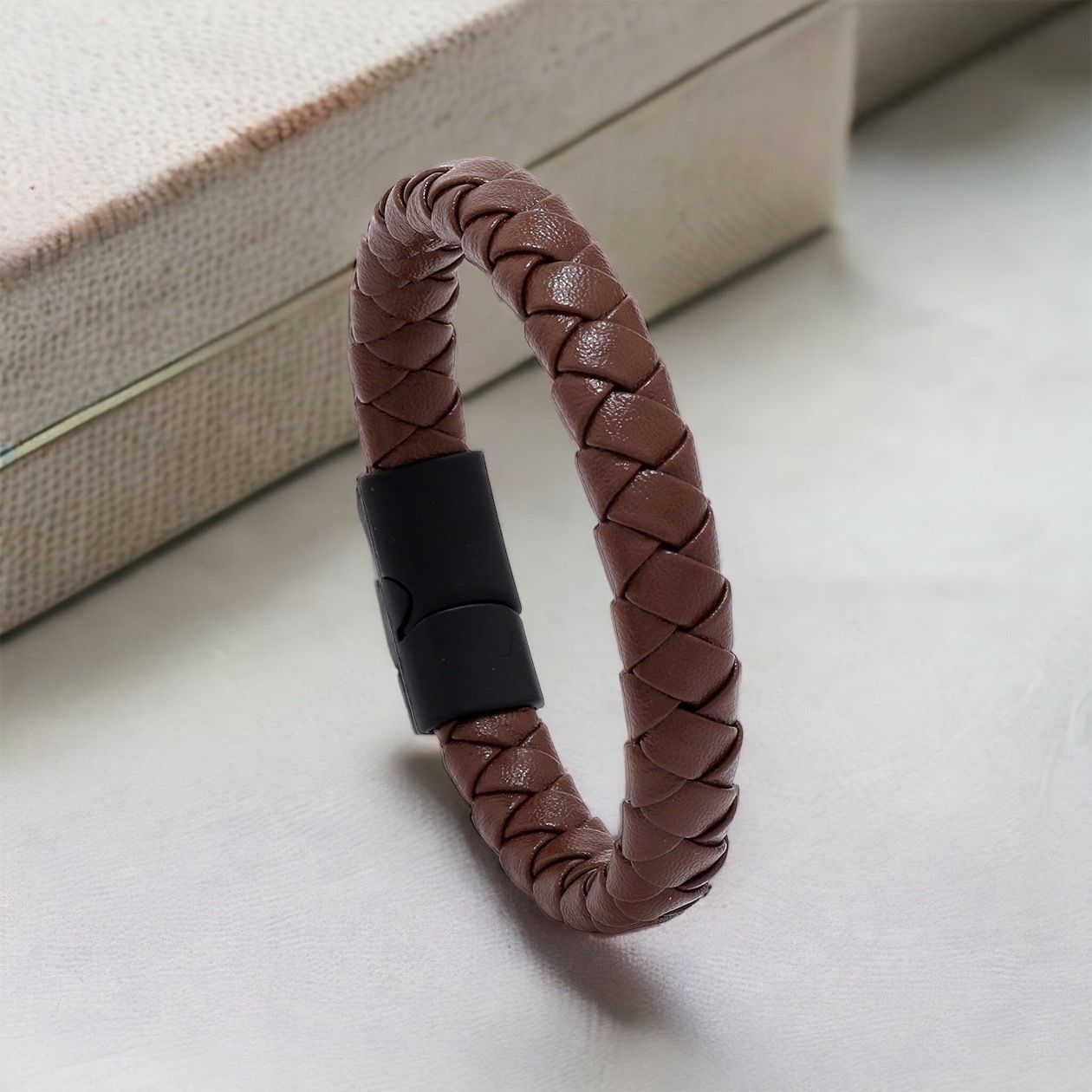 MYKI Classy Leather Bracelet (MKMBR146)