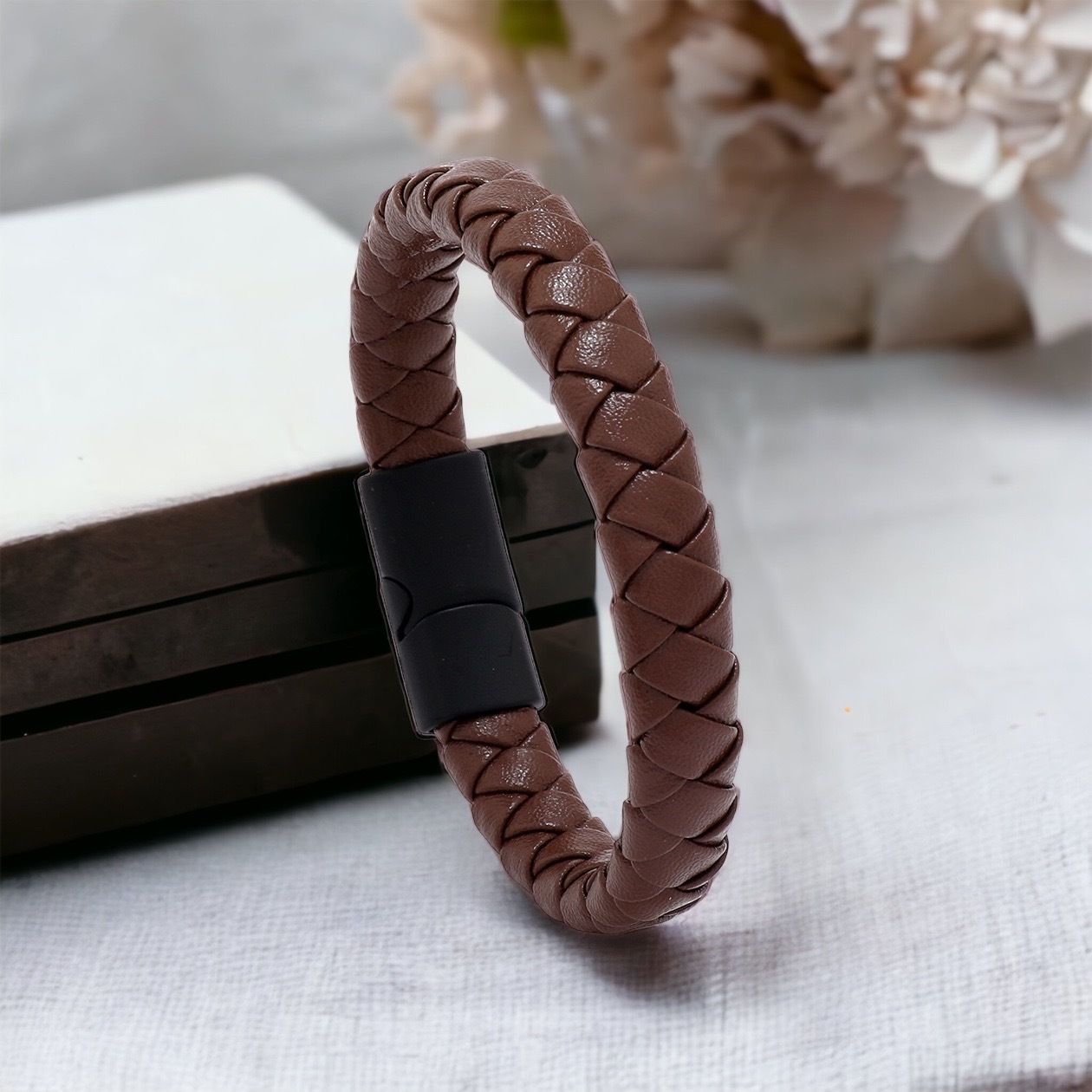 MYKI Classy Leather Bracelet (MKMBR146)
