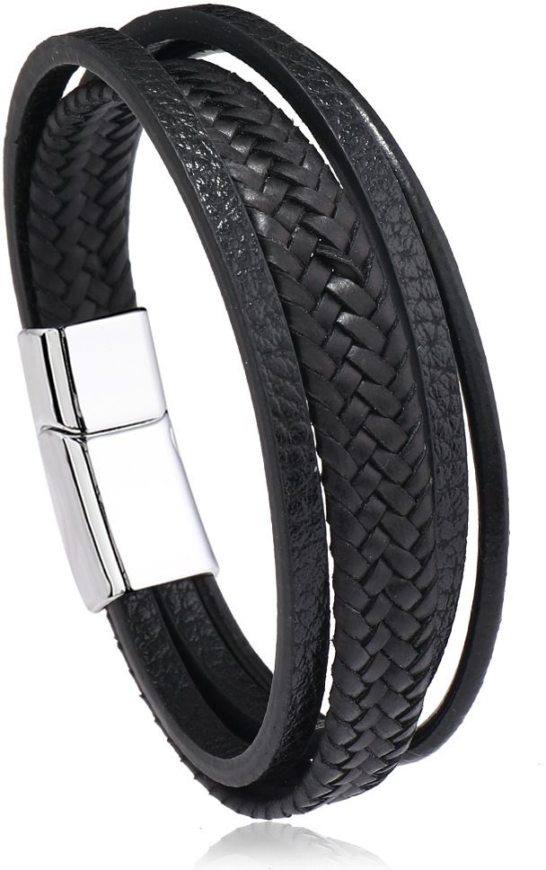 MYKI Delicate Multi Strand Leather Bracelet (MKMBR160)