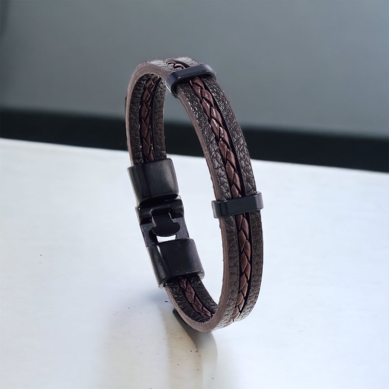 MYKI Handsome Leather Bracelet (MKMBR161)