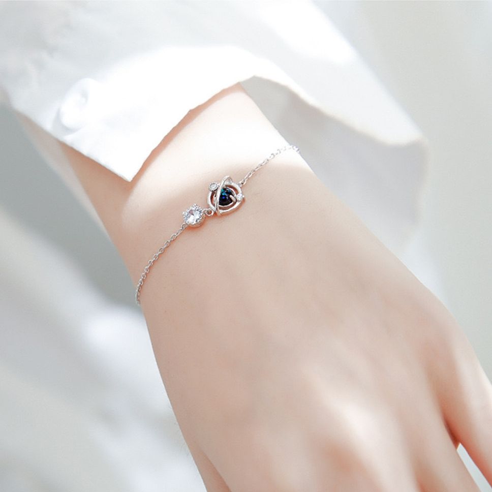 MYKI Thrilling Blue Stone Bracelet  (MKBRAD527S)