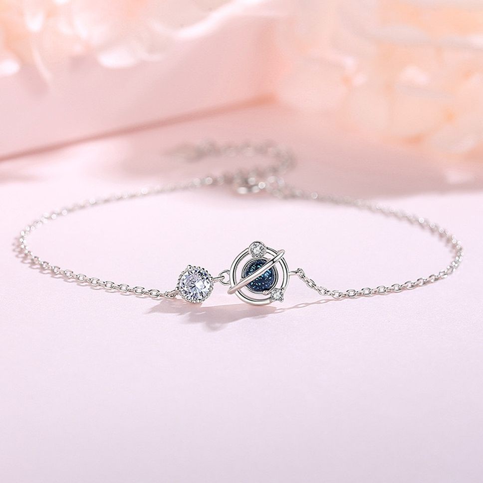 MYKI Thrilling Blue Stone Bracelet  (MKBRAD527S)