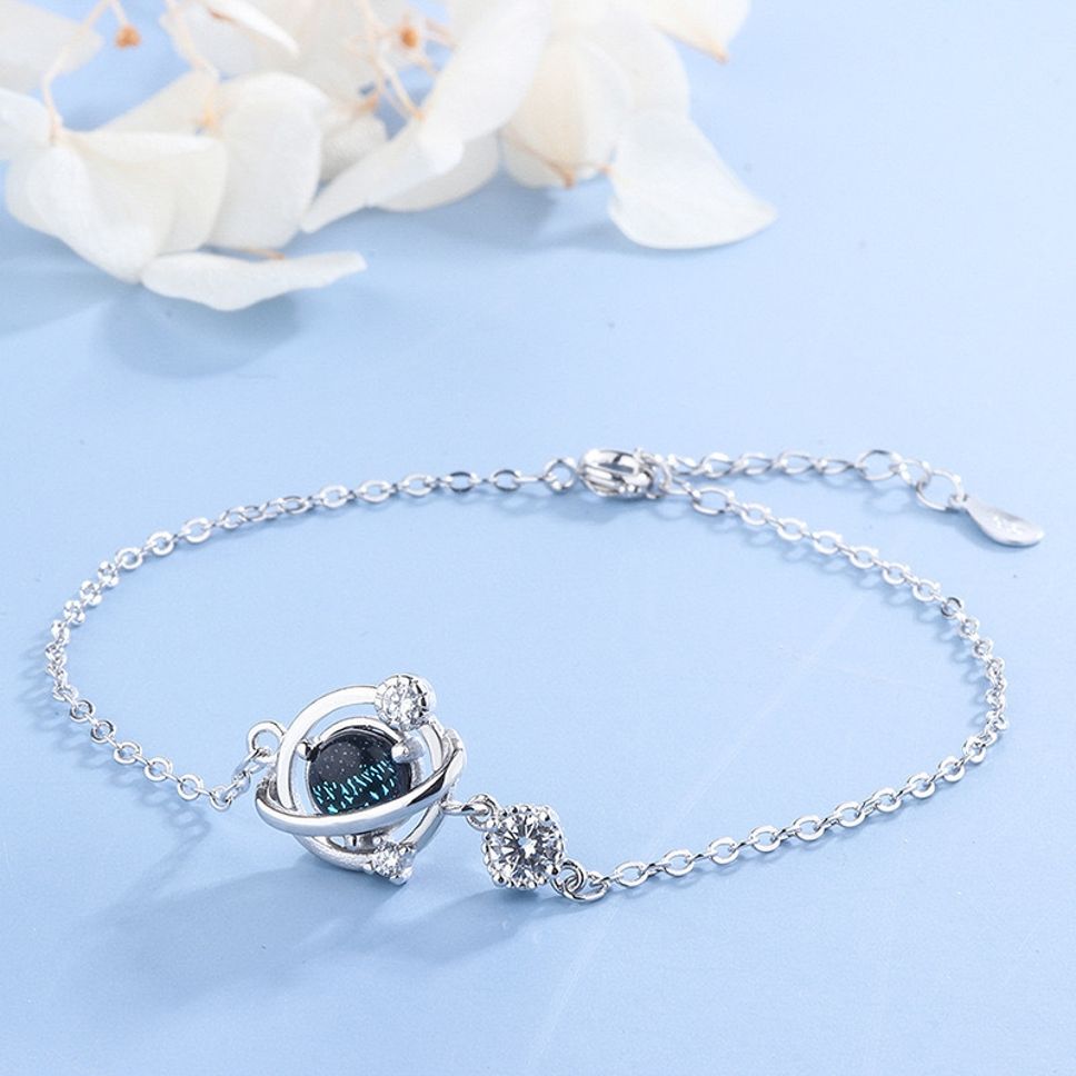 MYKI Thrilling Blue Stone Bracelet  (MKBRAD527S)