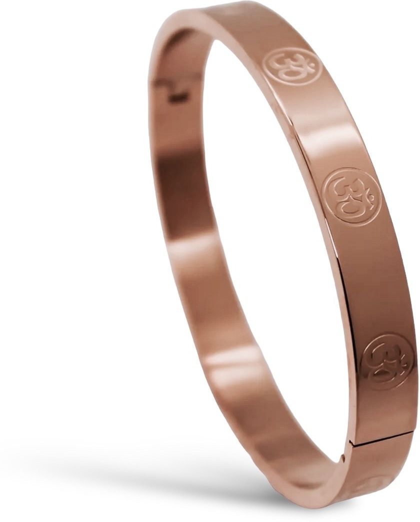 MYKI Delightful OM Kada For Women & Men (MKBRAD445)