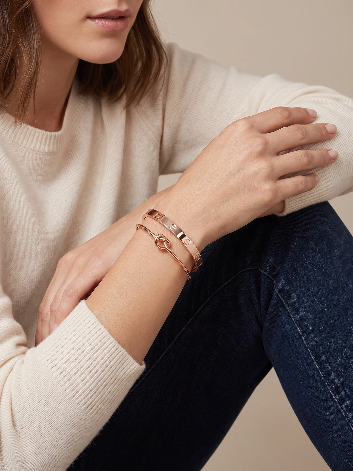 MYKI Love & Knot Bracelet Stack (MKBRAD206)