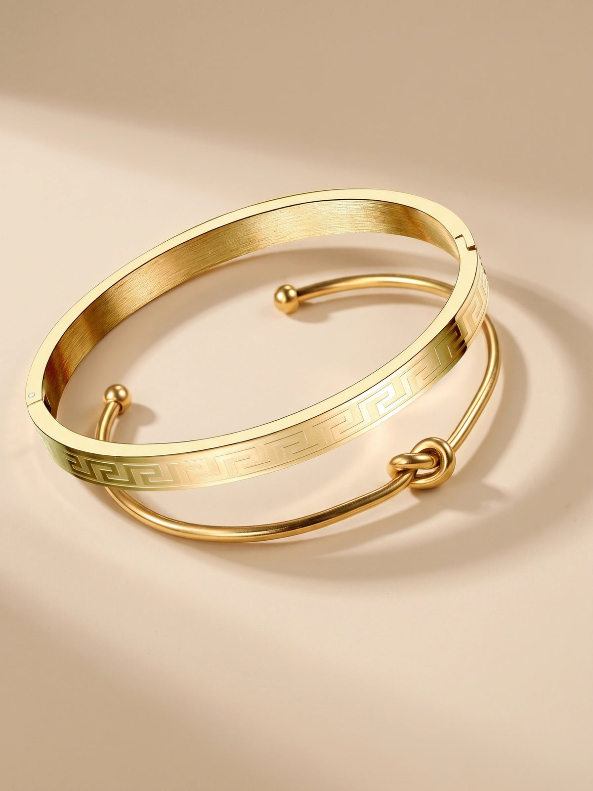 MYKI Kada & Knot Bracelet Stack (MKBRAD218)