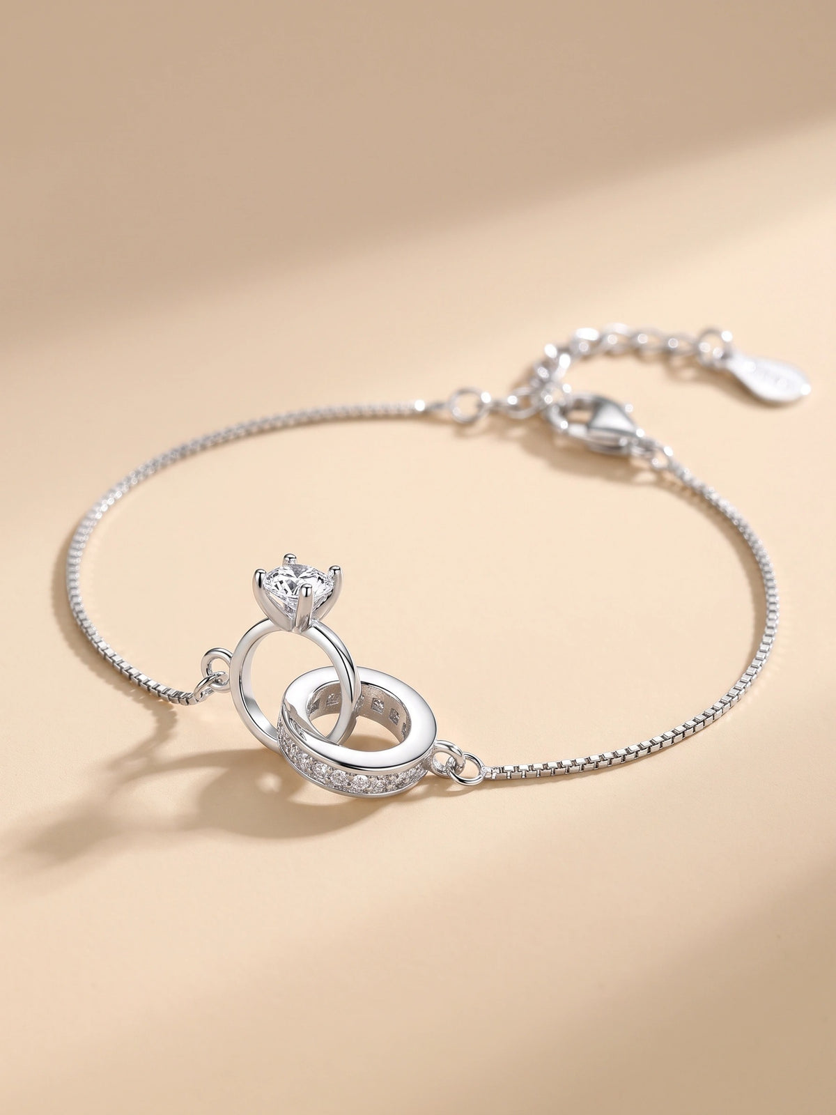 MYKI Valentine Elegant Proposal Ring Bracelet (MKBRAD346S)