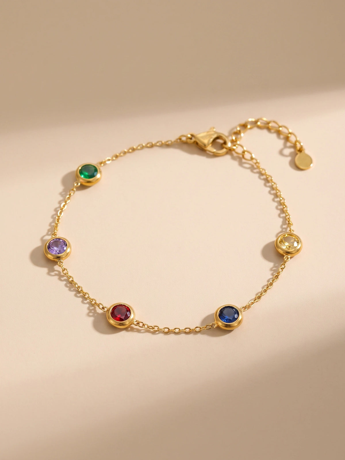 MYKI Super Multicolor Gold Bracelet (MKBRAD353G)