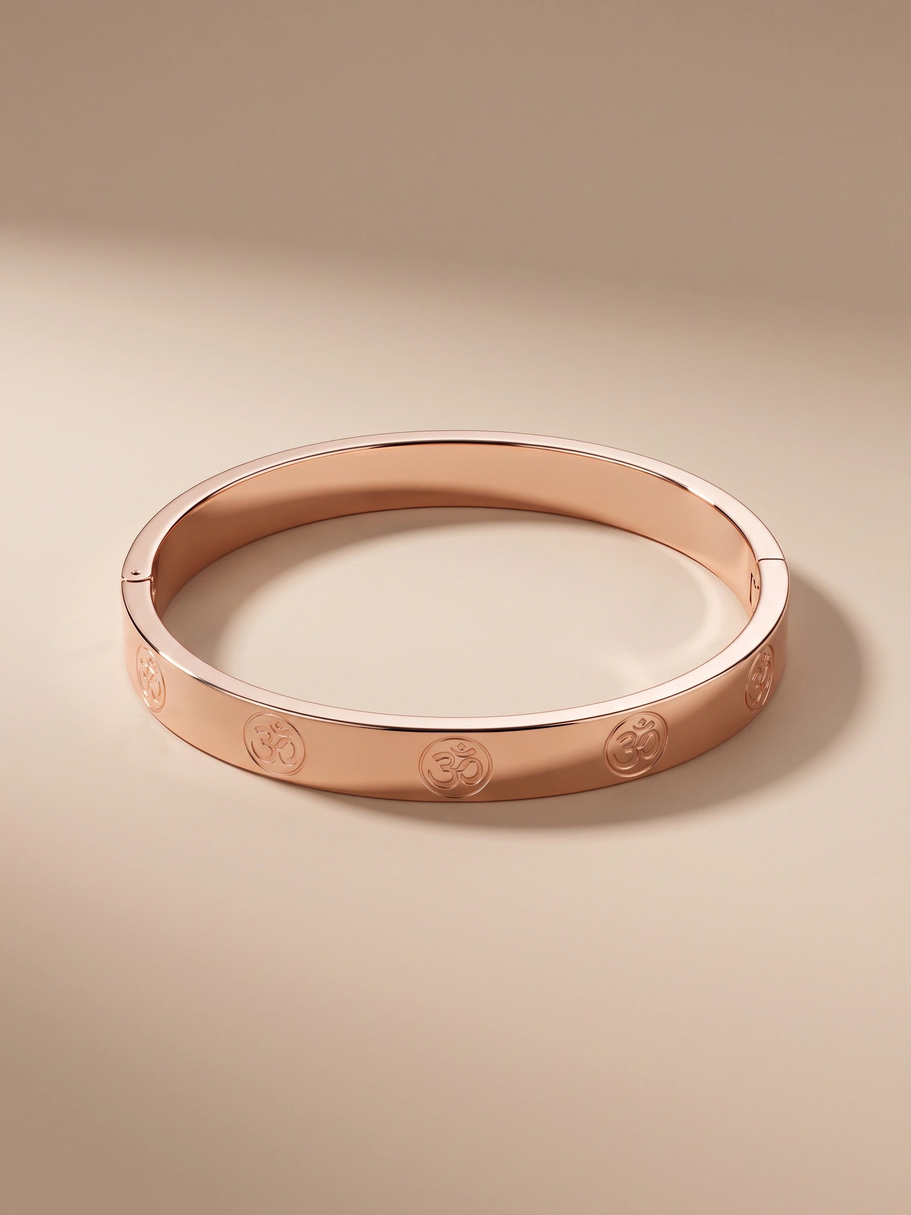 MYKI Delightful OM Kada For Women & Men (MKBRAD445)