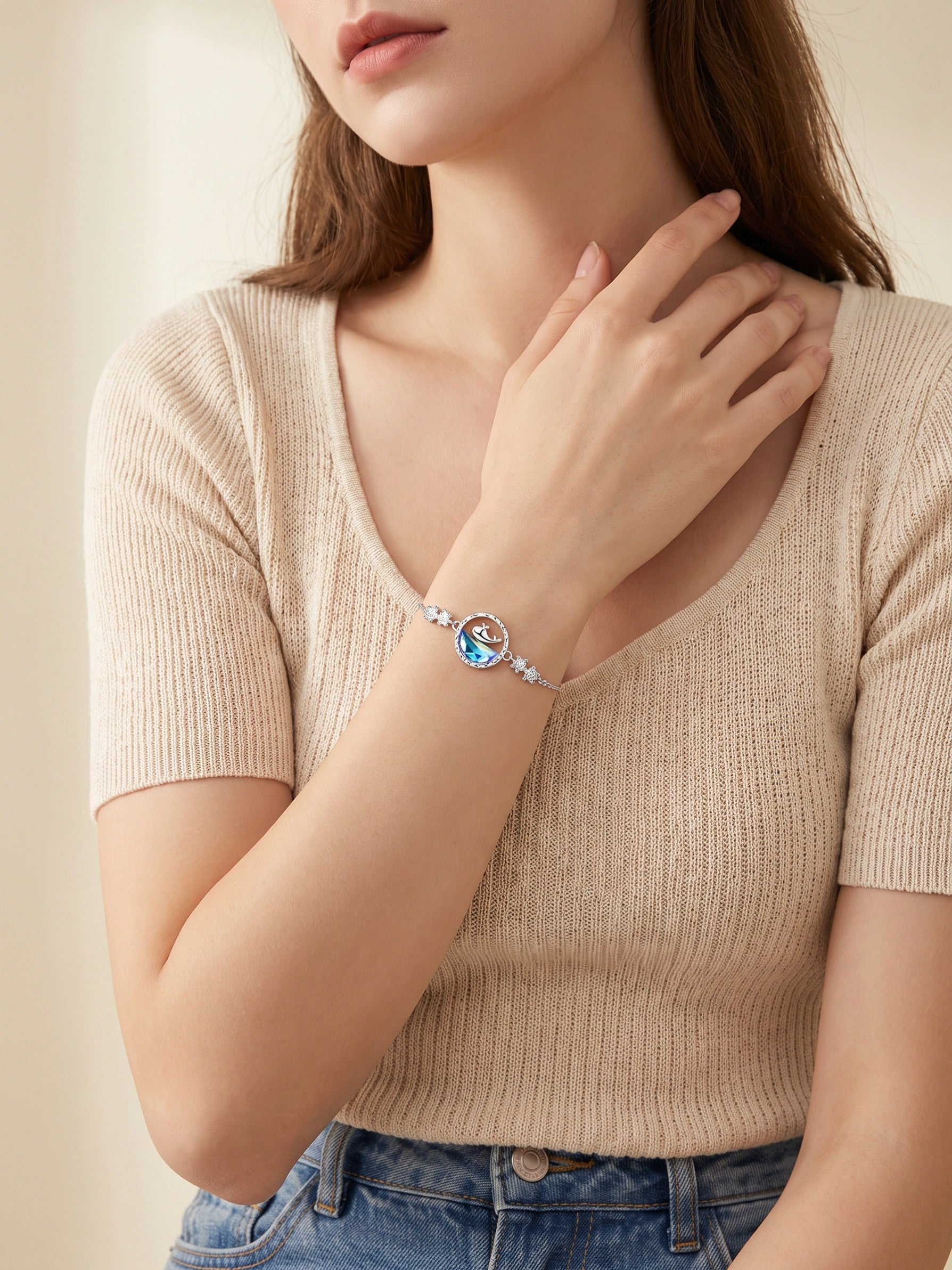MYKI Dolphin Bracelet (MKBRAD458S)