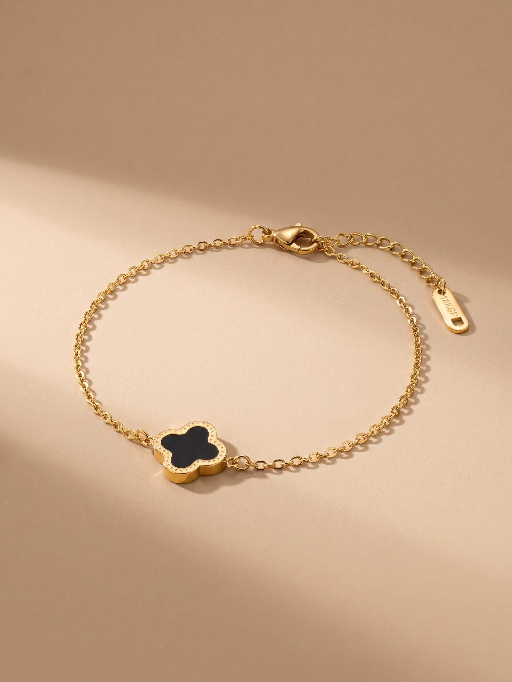 MYKI Elegangt Floral Charm Bracelet (MKBRAD477G)