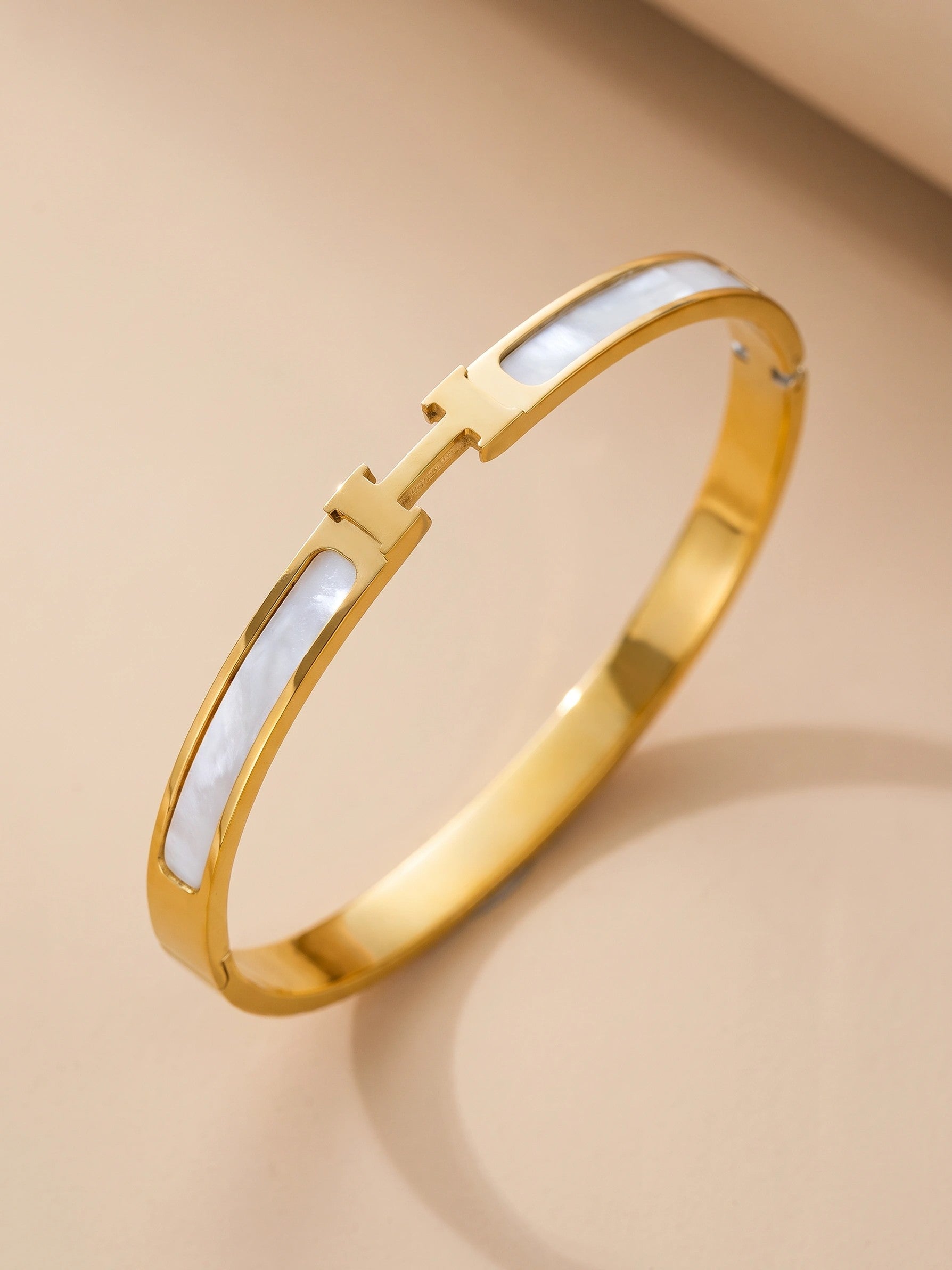 MYKI Amazing Diamond Premium plated Kada Bracelet  (MKBRAD546)