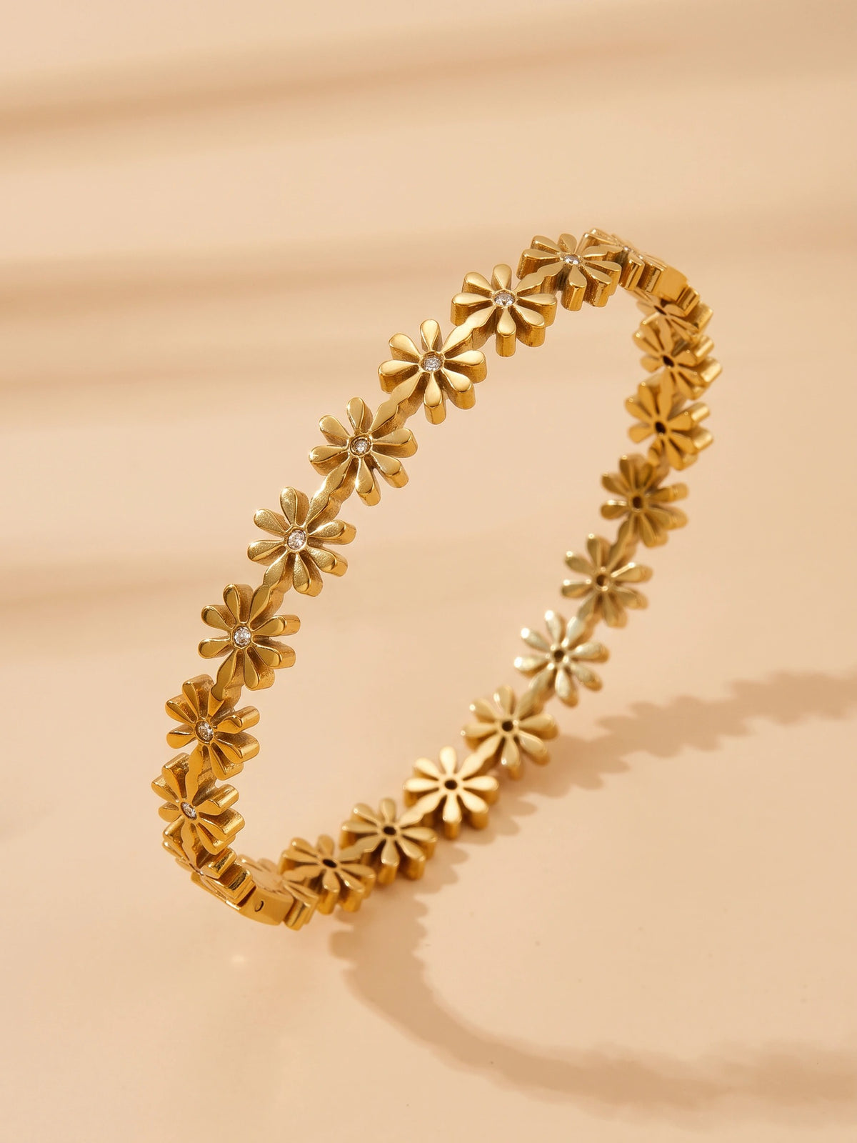 MYKI Amazing Diamond Premium plated Kada Bracelet (MKBRAD551)