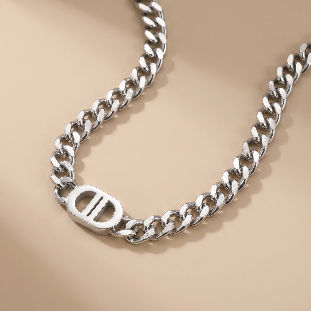 MYKI Charming Stainless Steel Necklace (MK703-SSYI)