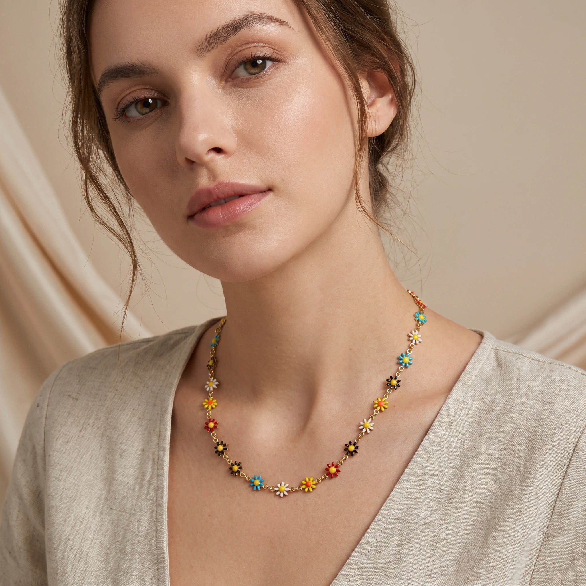 MYKI Magnificent Stainless Steel Necklace (MK708G-SSYI)