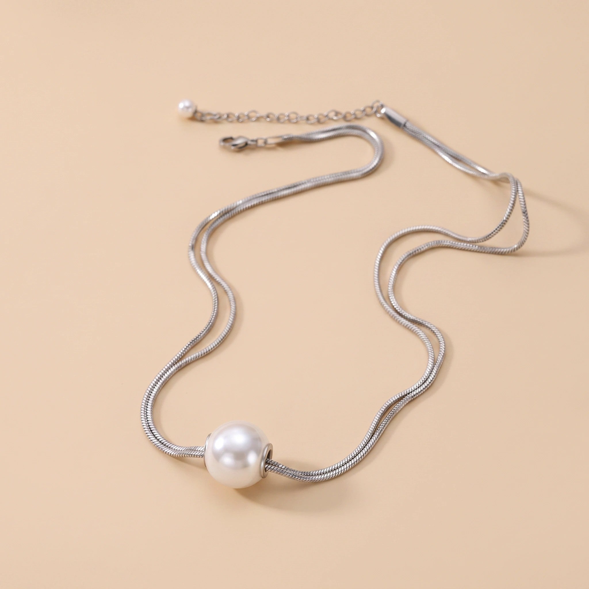 MYKI Flawless Stainless Steel Necklace (MK715S-SSYI)