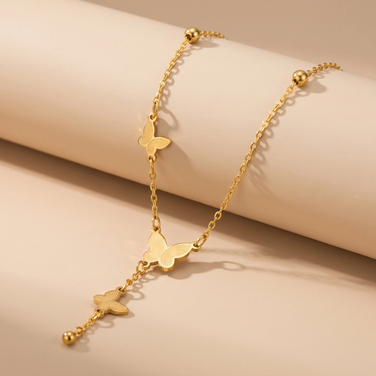 MYKI Well-Favored Stainless Steel Necklace (MK730G-SSYI)