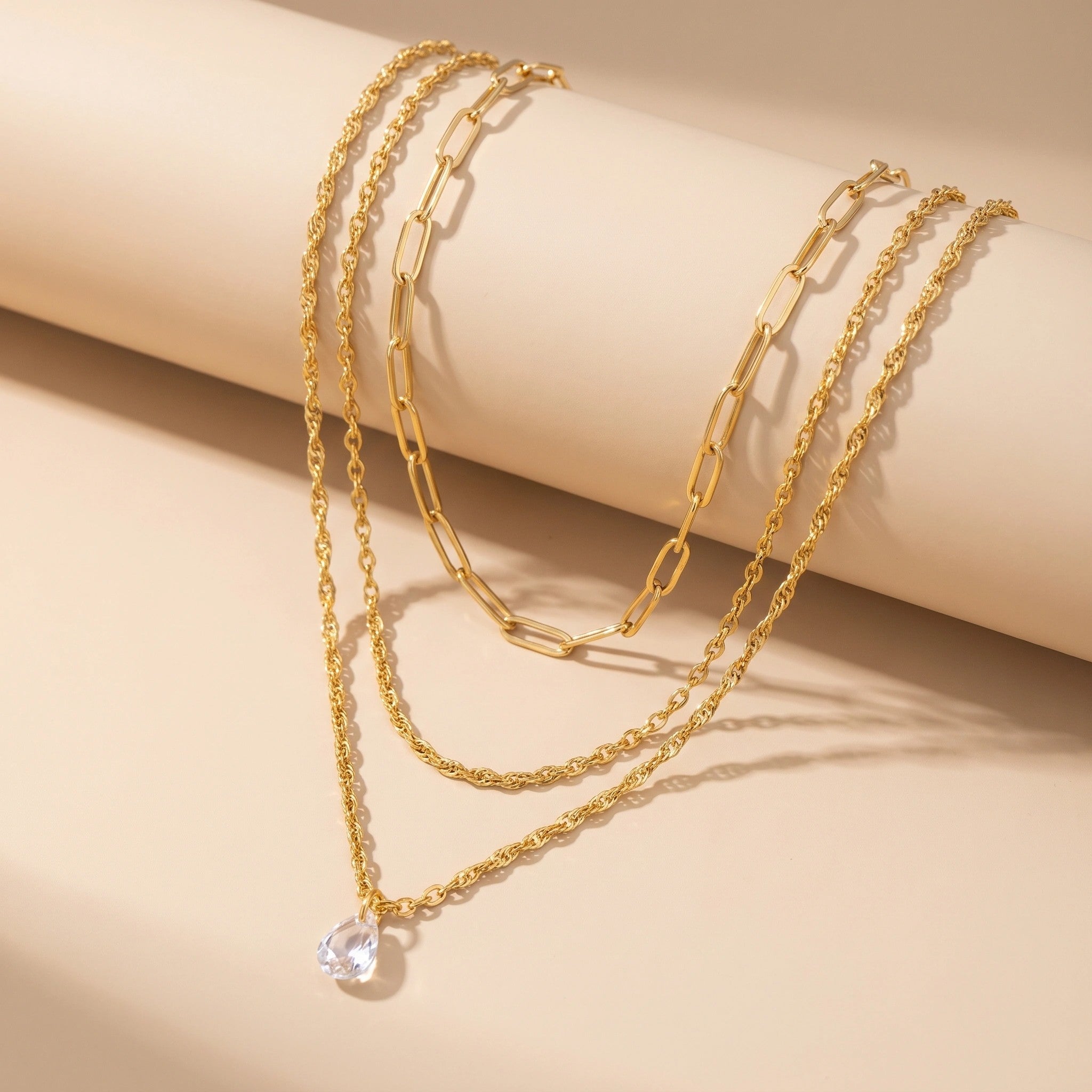MYKI Dainty Stainless Steel Necklace (MK745G-SSYI)