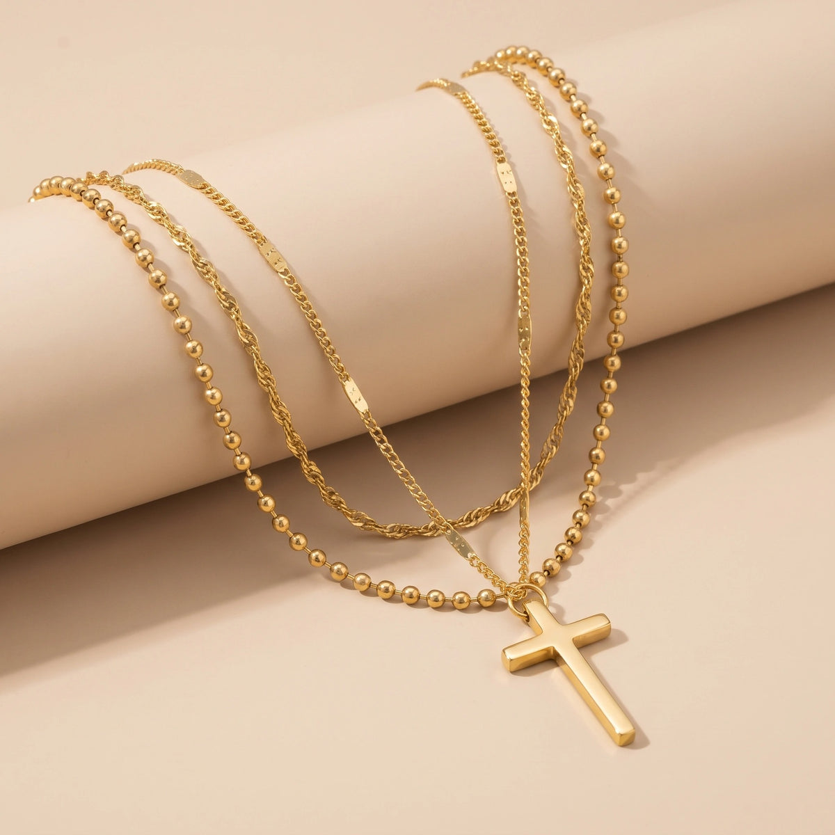 MYKI Luscious Stainless Steel Necklace (MK746G-SSYI)