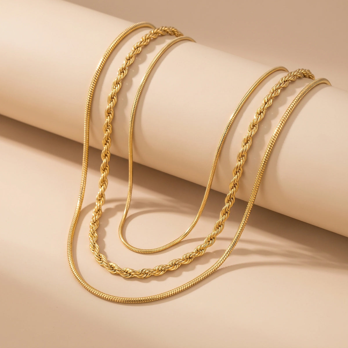 MYKI Striking Stainless Steel Necklace (MK747G-SSYI)