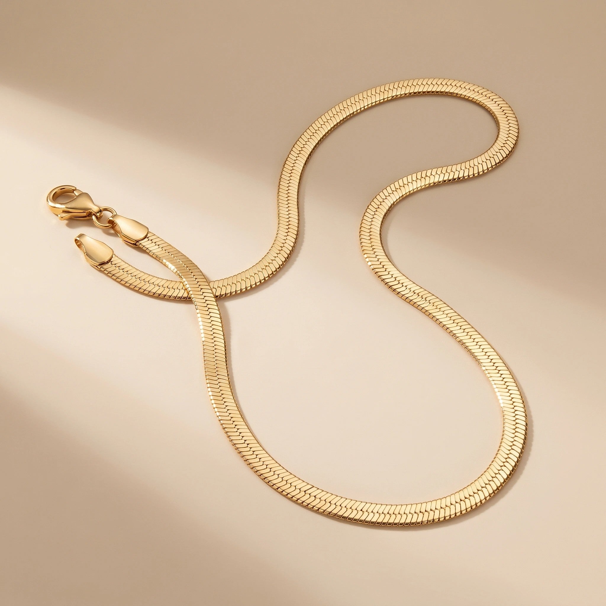 MYKI Presentable Stainless Steel Flat Chain Necklace (MK750-SSYI)