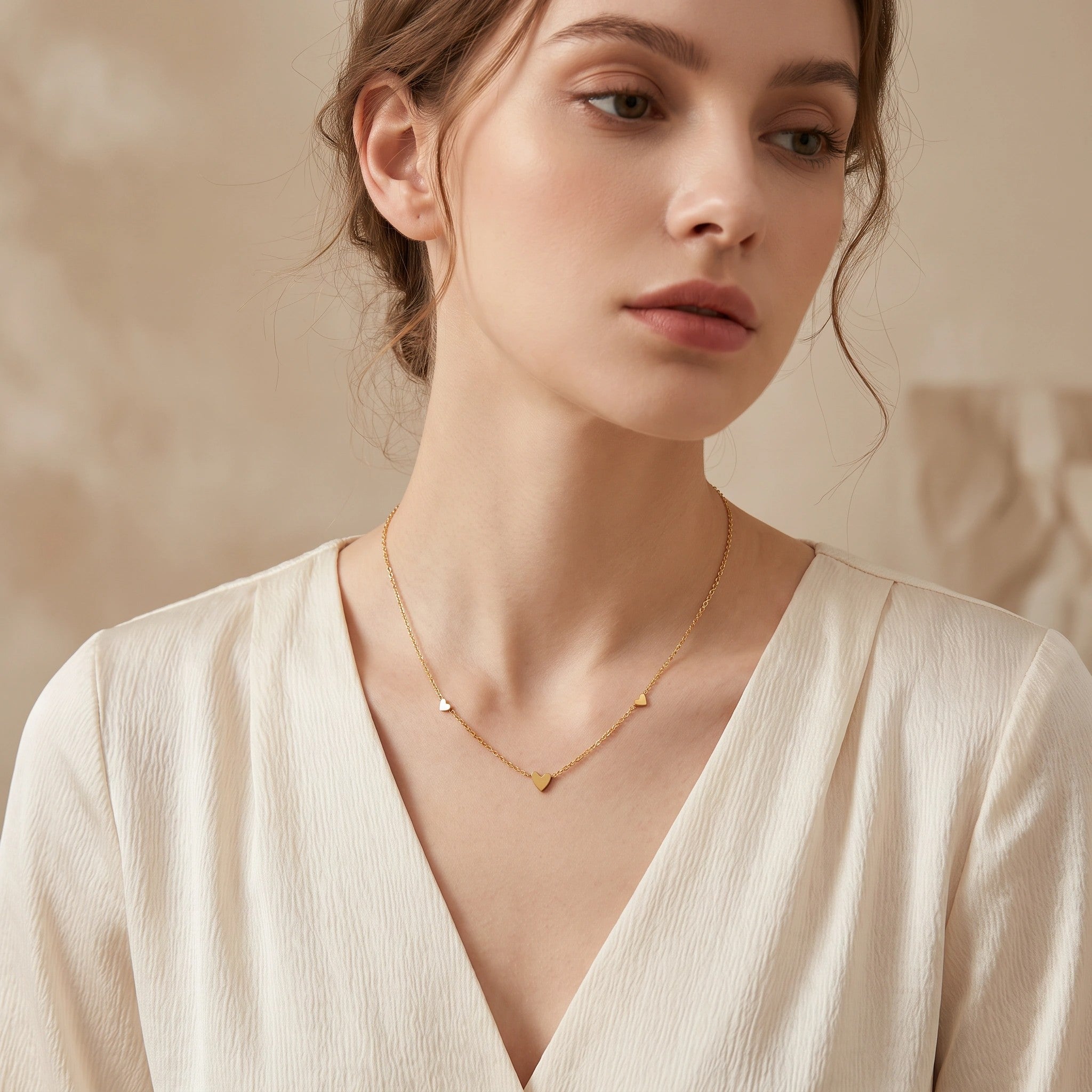 MYKI Slick Stainless Steel Necklace (MK755G-SSYI)