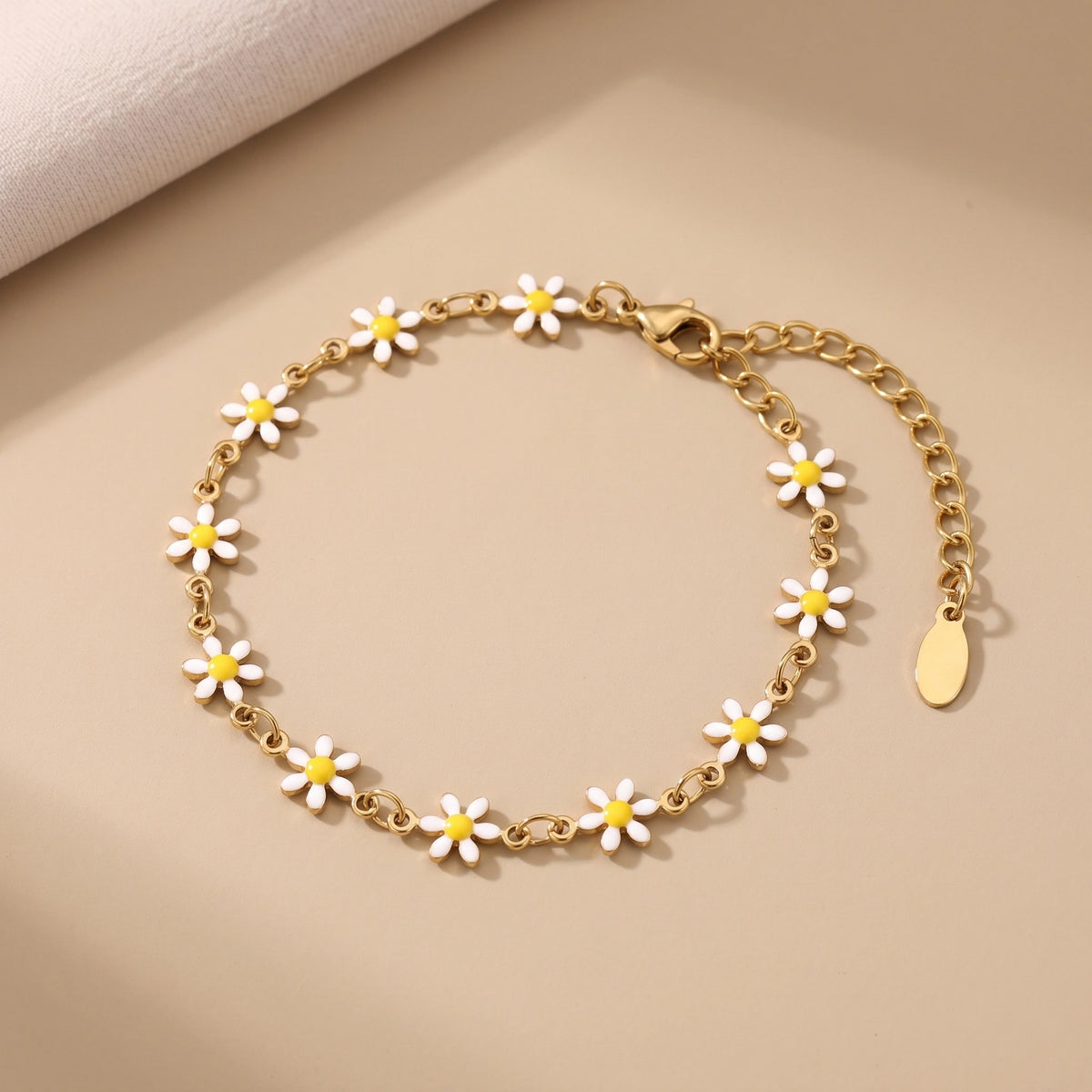 MYKI Gold Plated Bracelet | Anti-Tarnish Adjustable Design(MKBRAD759G-SSYI)
