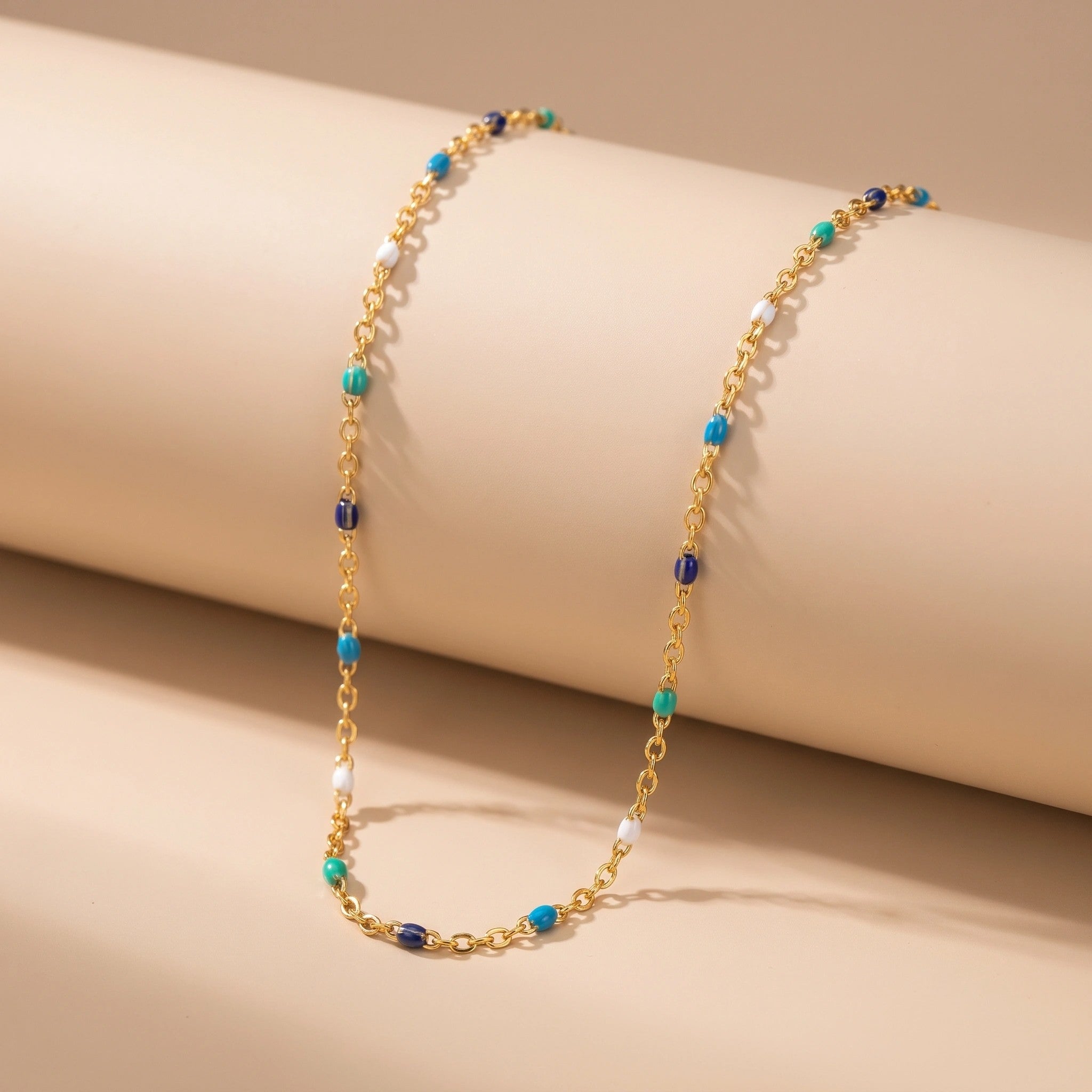 MYKI Prettyish Stainless Steel Necklace (MK761G-SSYI)