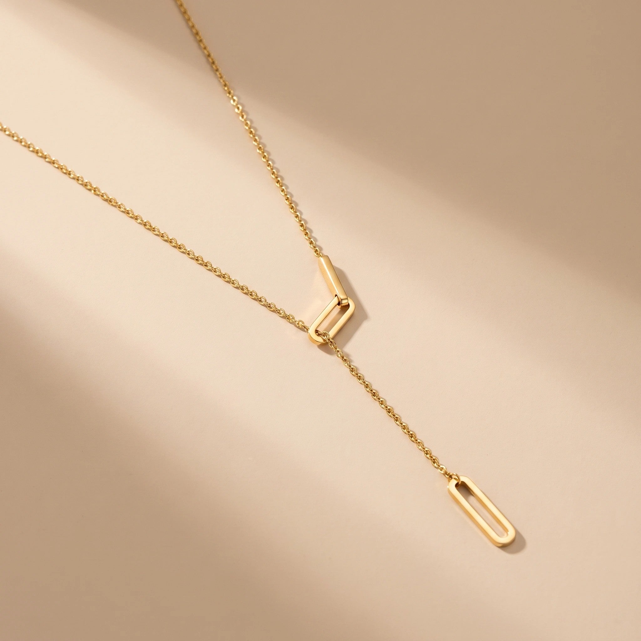 MYKI Eye-Catching Stainless Steel Necklace (MK770-SSYI)