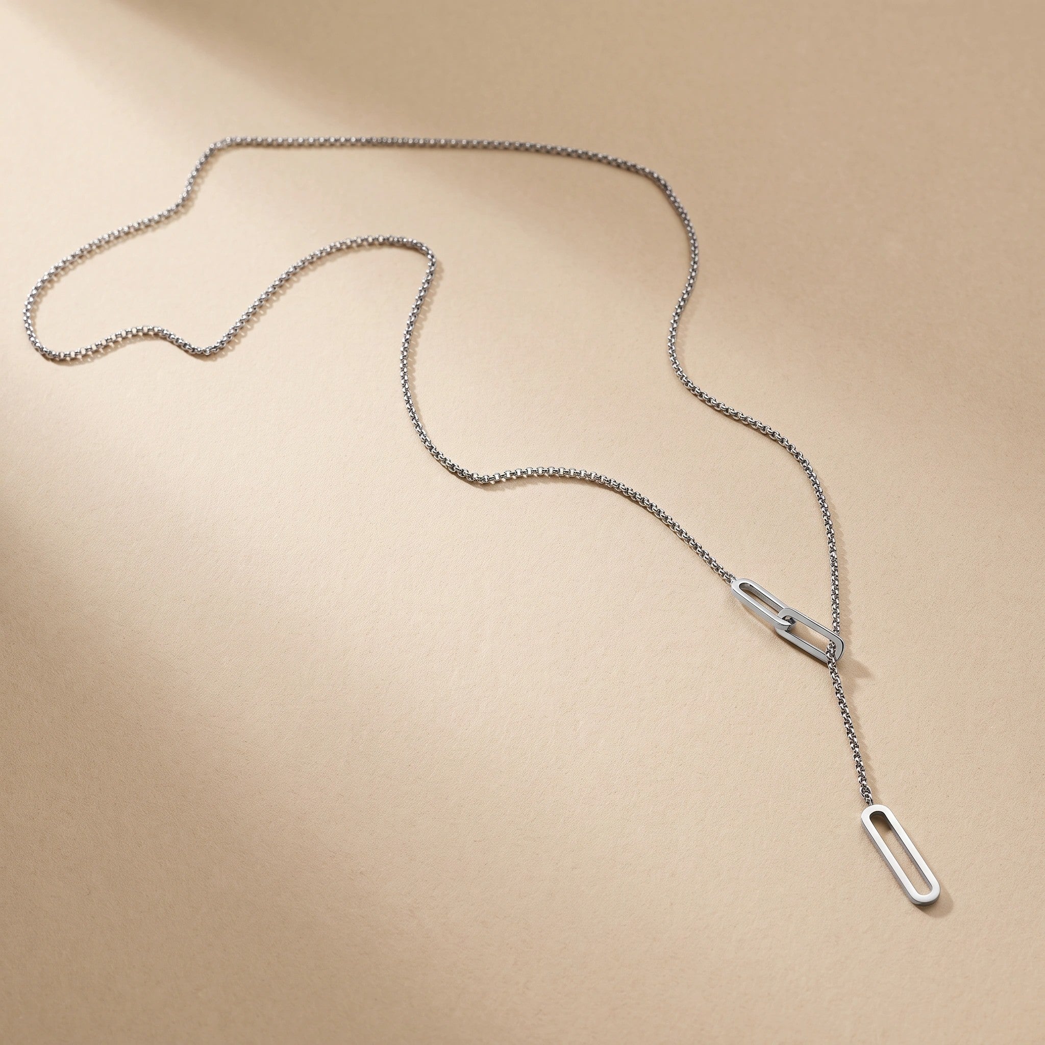 MYKI Eye-Catching Stainless Steel Necklace (MK770-SSYI)
