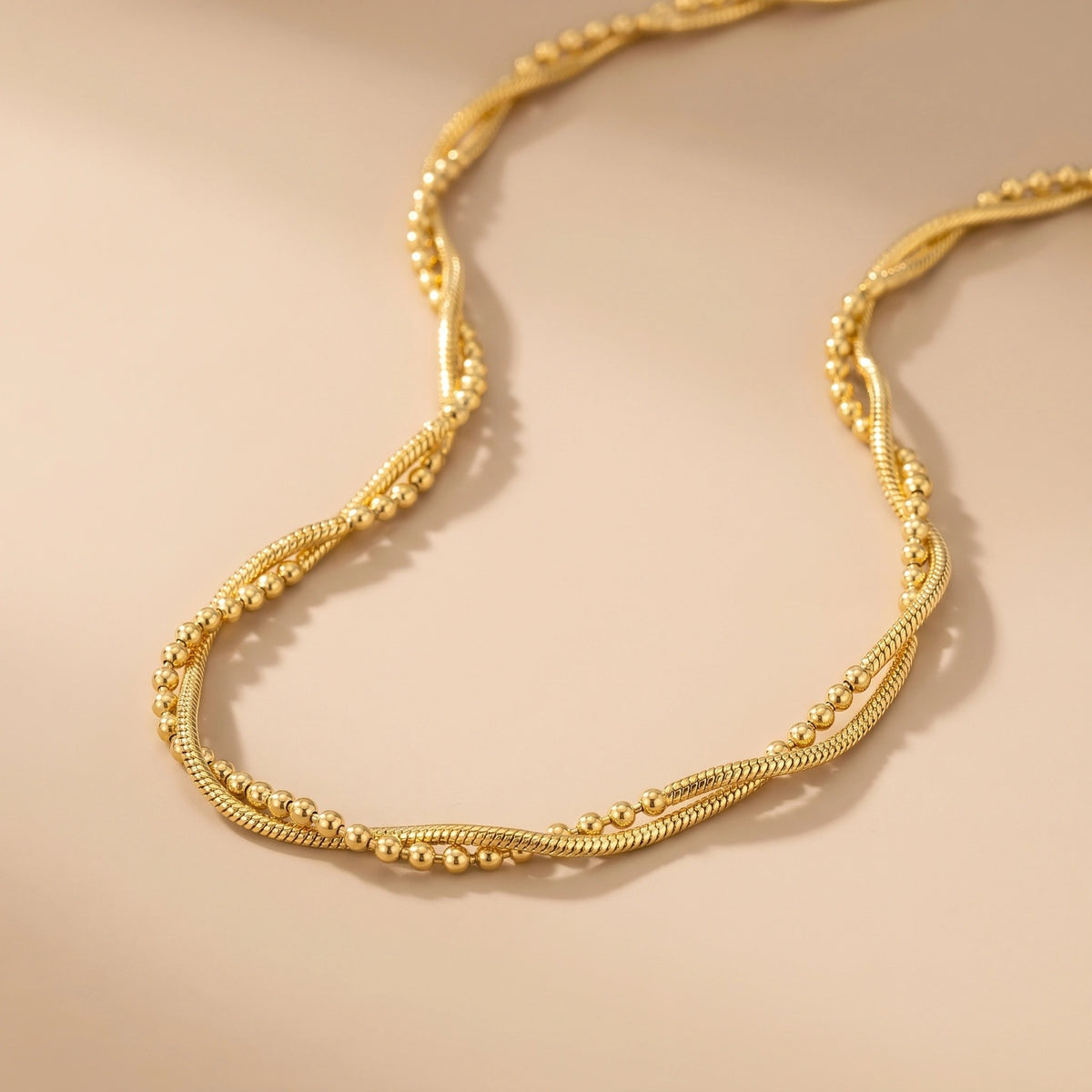 MYKI Nubile Stainless Steel Necklace (MK786G-SSYI)