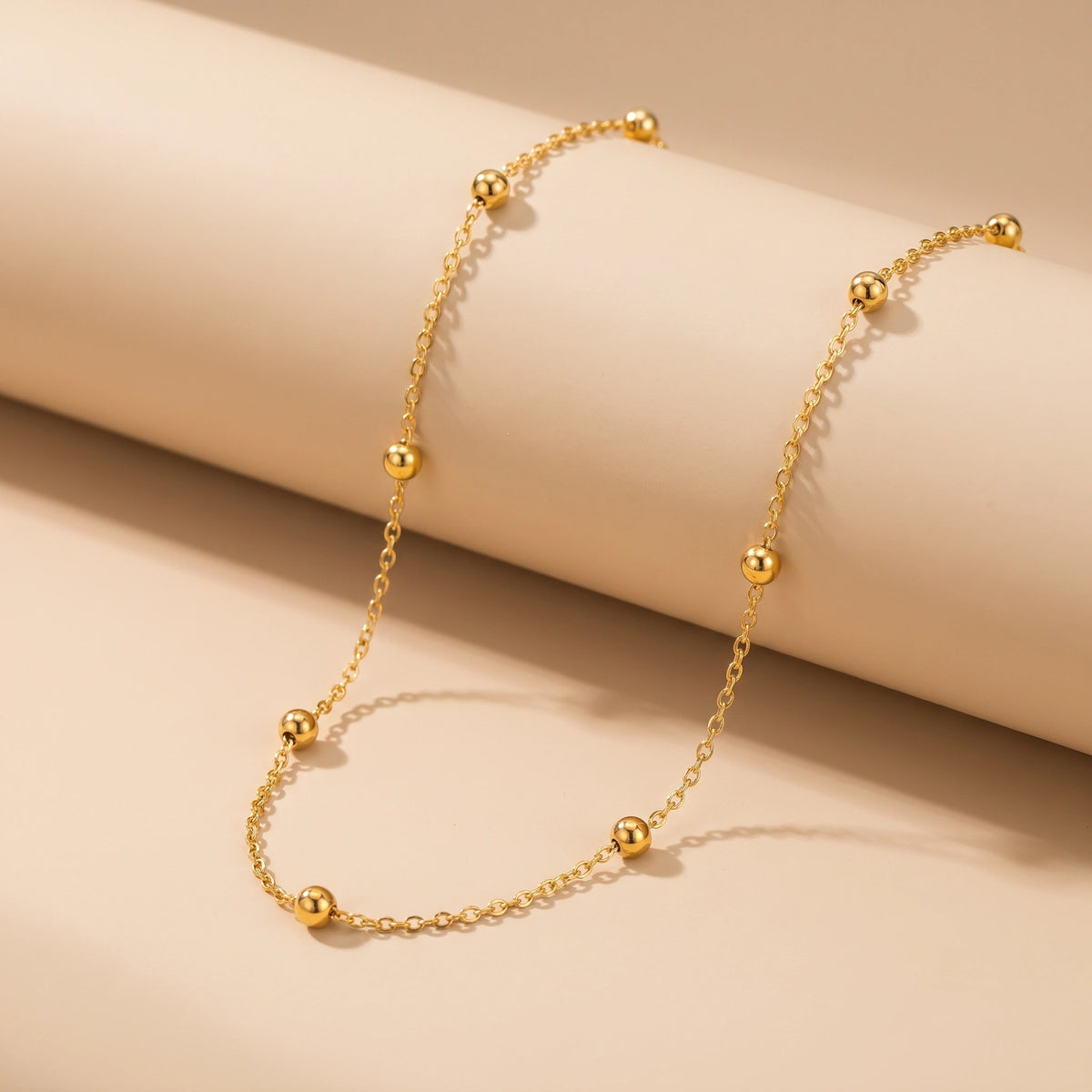 MYKI Drop-Dead Stainless Steel Necklace (MK795G-SSYI)