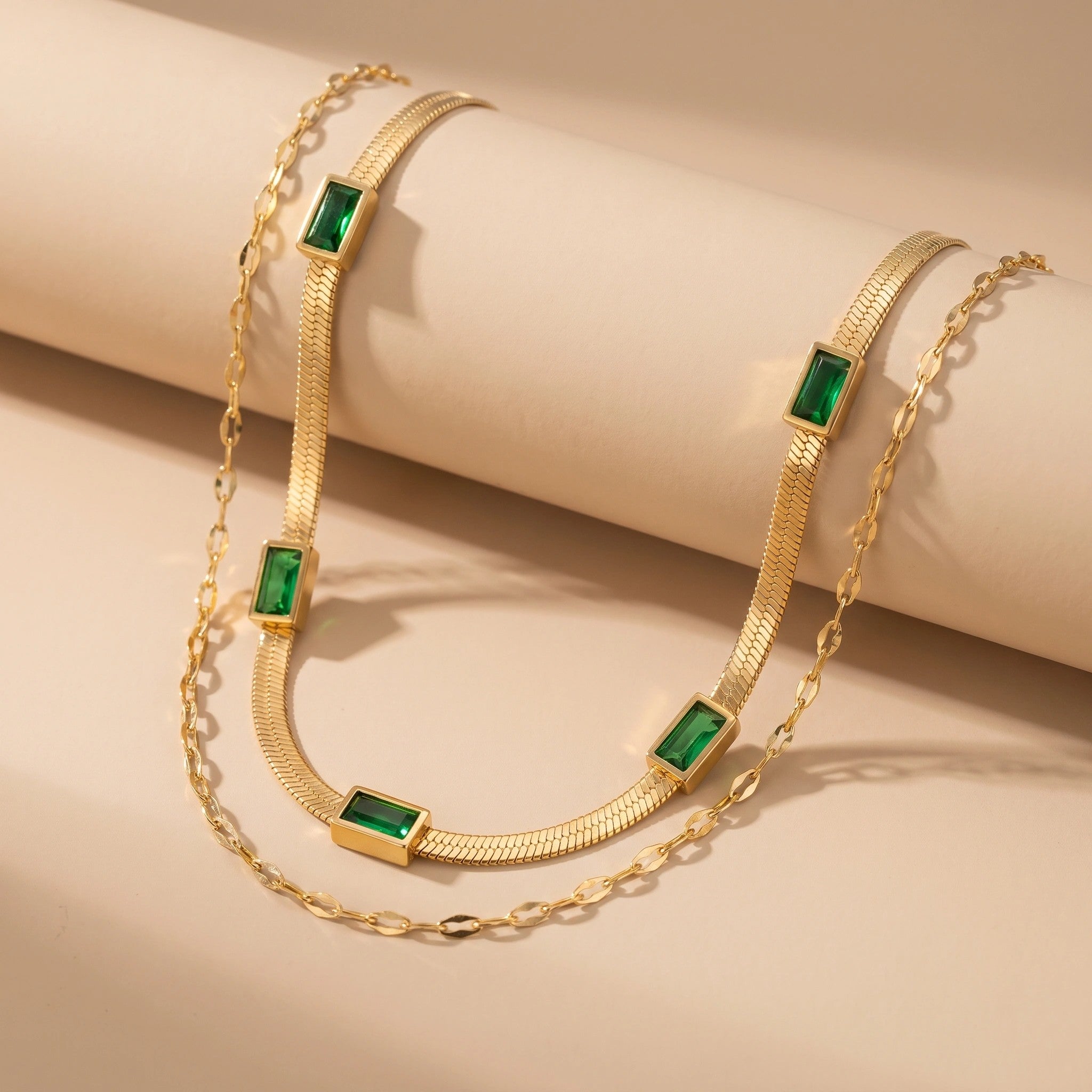 MYKI Radiant Stainless Steel Necklace (MK809G-SSYI)