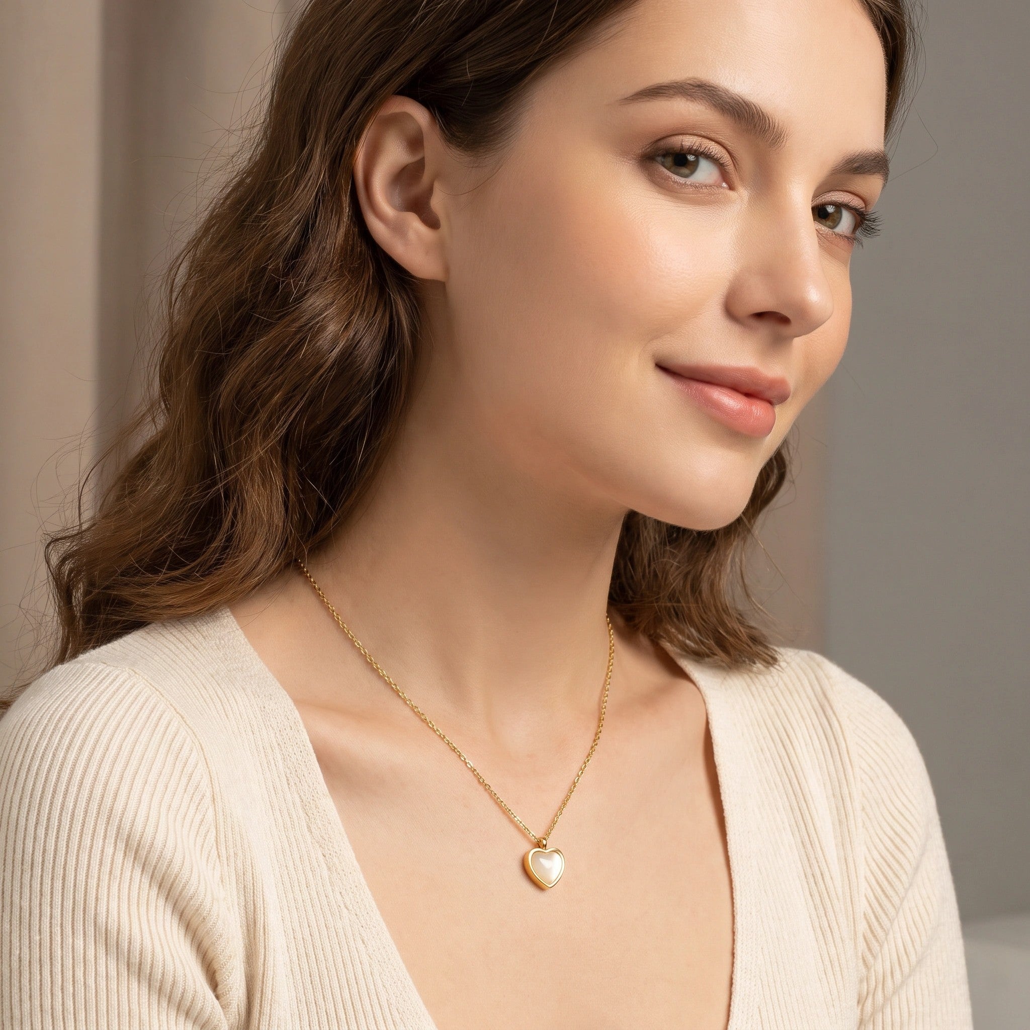 MYKI Good Stainless Steel Necklace (MK812G-SSYI)