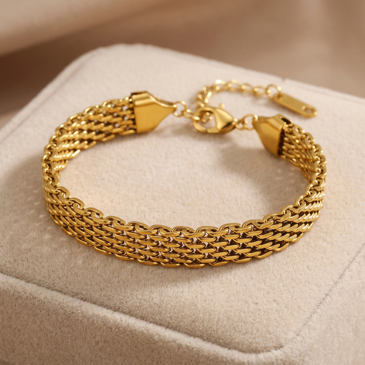 MYKI Gold Plated Bracelet with Elegant Design | MYKI(MKBRAD865G-SSYI)