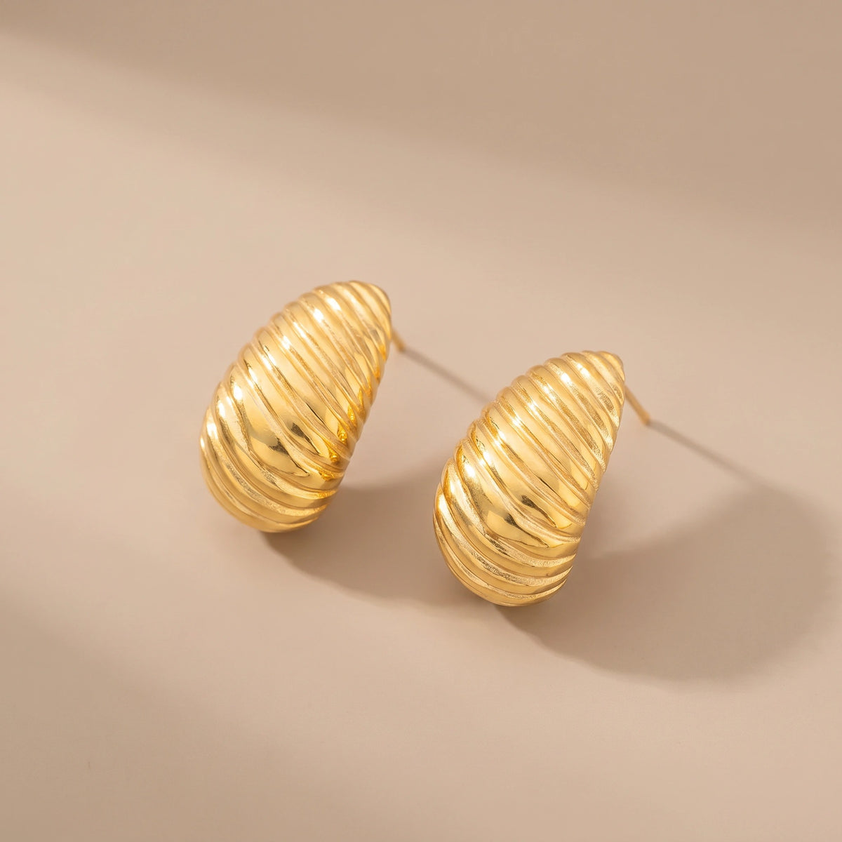 MYKI Anti-Tarnish Shell Drop Earrings (MKERCH985-SSYI)