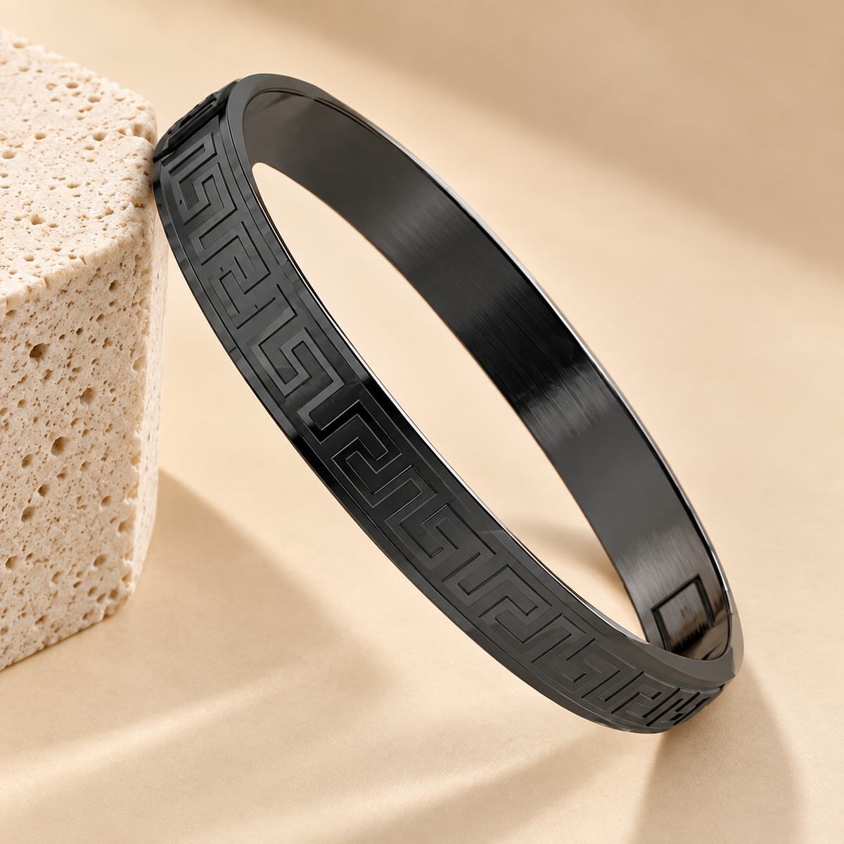 MYKI Bracelet (MKBRAD248BLACK-TWIN)