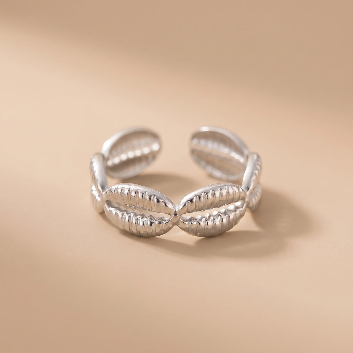 MYKI Leaf Adjustable Ring | Anti Tarnish | MYKI (MKR765-SSYI)