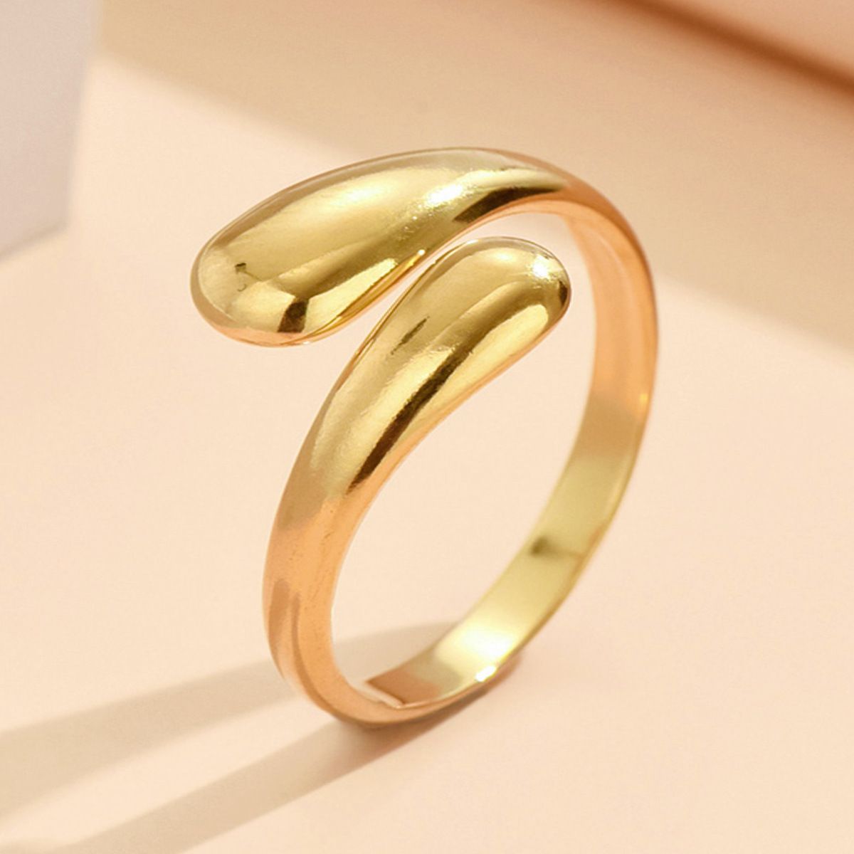 MYKI Minimal Adjustable Ring | Anti Tarnish Finish (MKR776-SSYI)