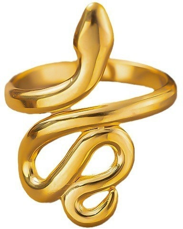 MYKI Fluid Snake Adjustable Ring | Anti-Tarnish (MKR731-SSYI)