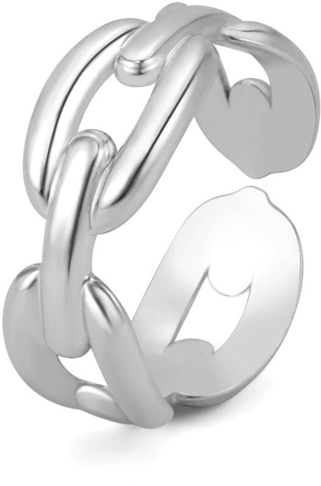 MYKI Anti Tarnish Chain Adjustable Ring | MYKI (MKR753-SSYI)