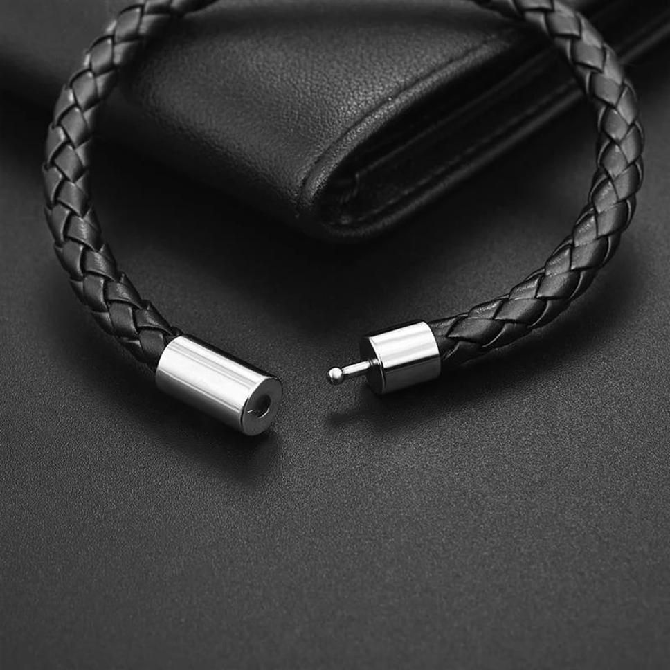 MYKI Limited Edition Leather rope Bracelet For Men & Boys (MKMBR103)