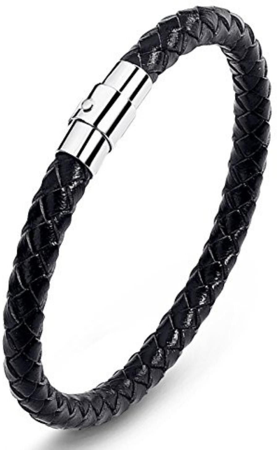 MYKI Limited Edition Leather rope Bracelet For Men & Boys (MKMBR103)