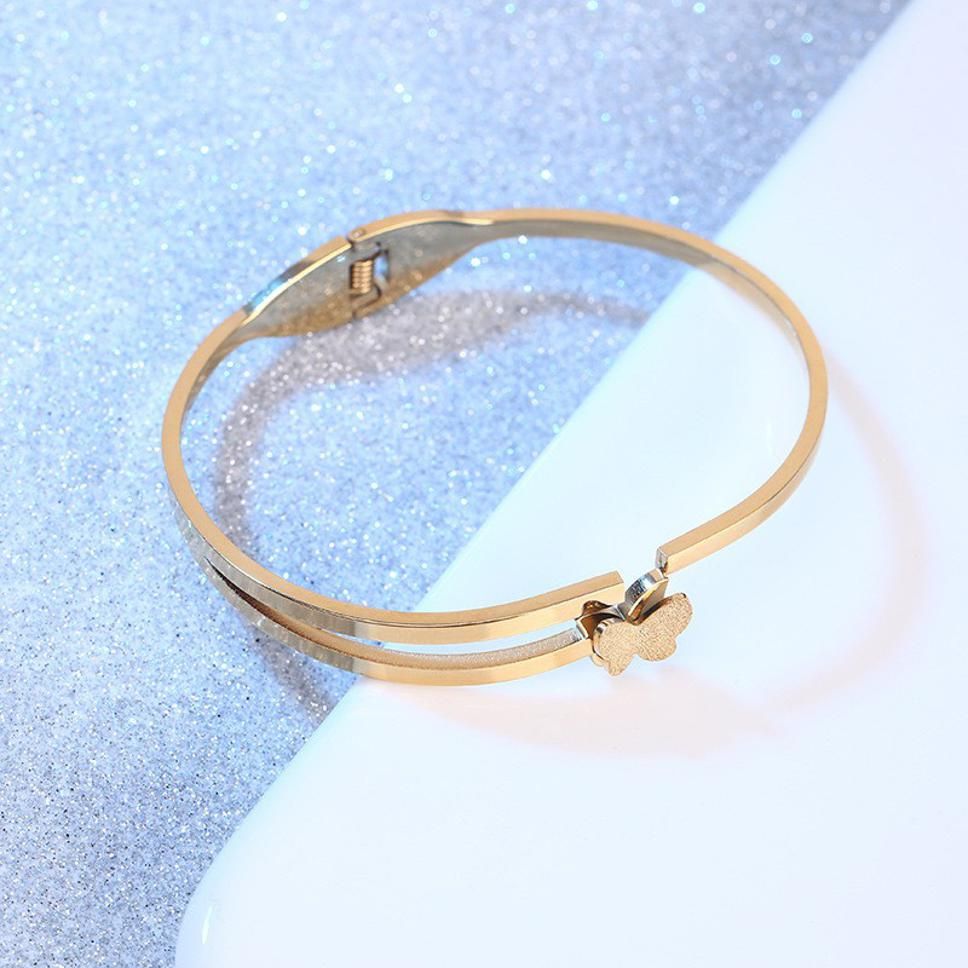 MYKI Religious Butterfly Love Bracelet (MKBRAD338G)