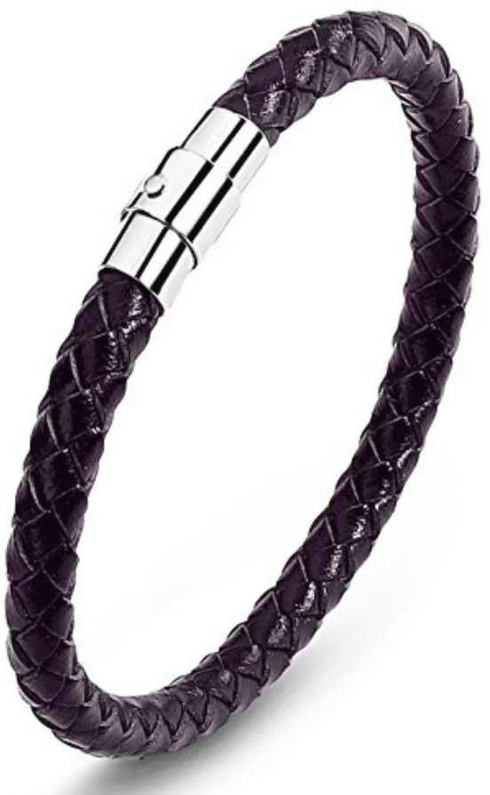 MYKI Limited Edition Leather rope Bracelet For Men & Boys (MKMBR103)