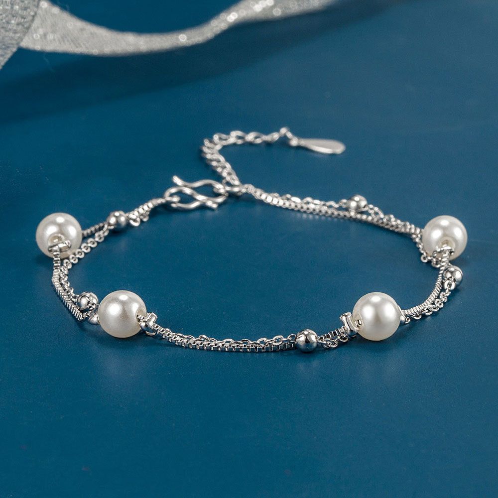 MYKI Beautiful Peral Loose Bracelet (MKBRAD329S)