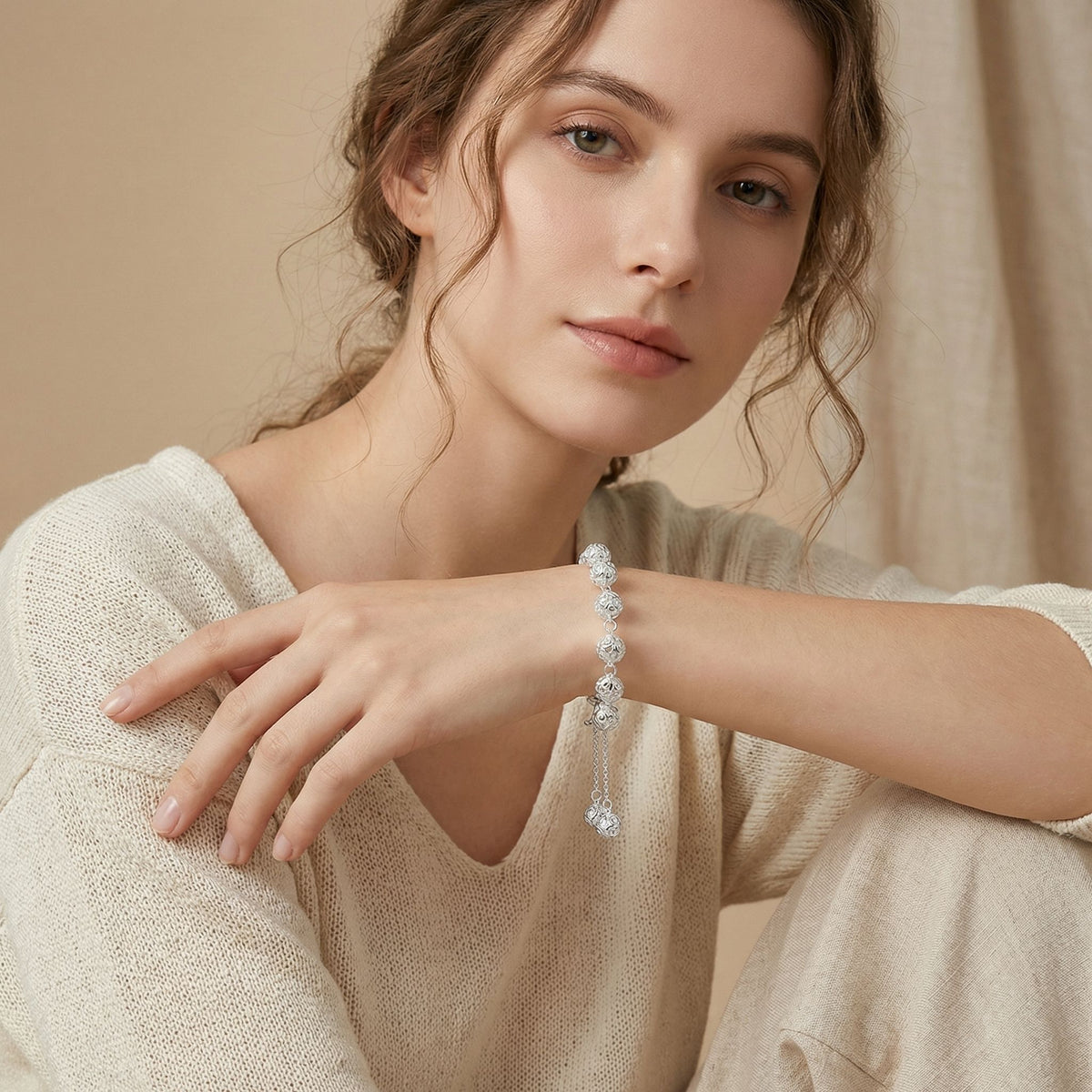MYKI Stylish Funky Adjustable Bracelet (MKBRAD135)