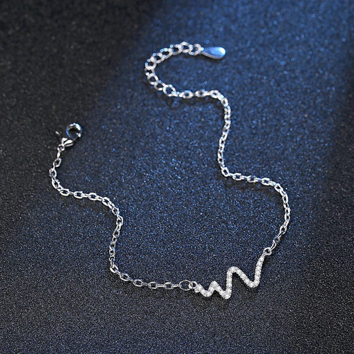 MYKI Heart Beat Design Bracelet (MKBRAD145)