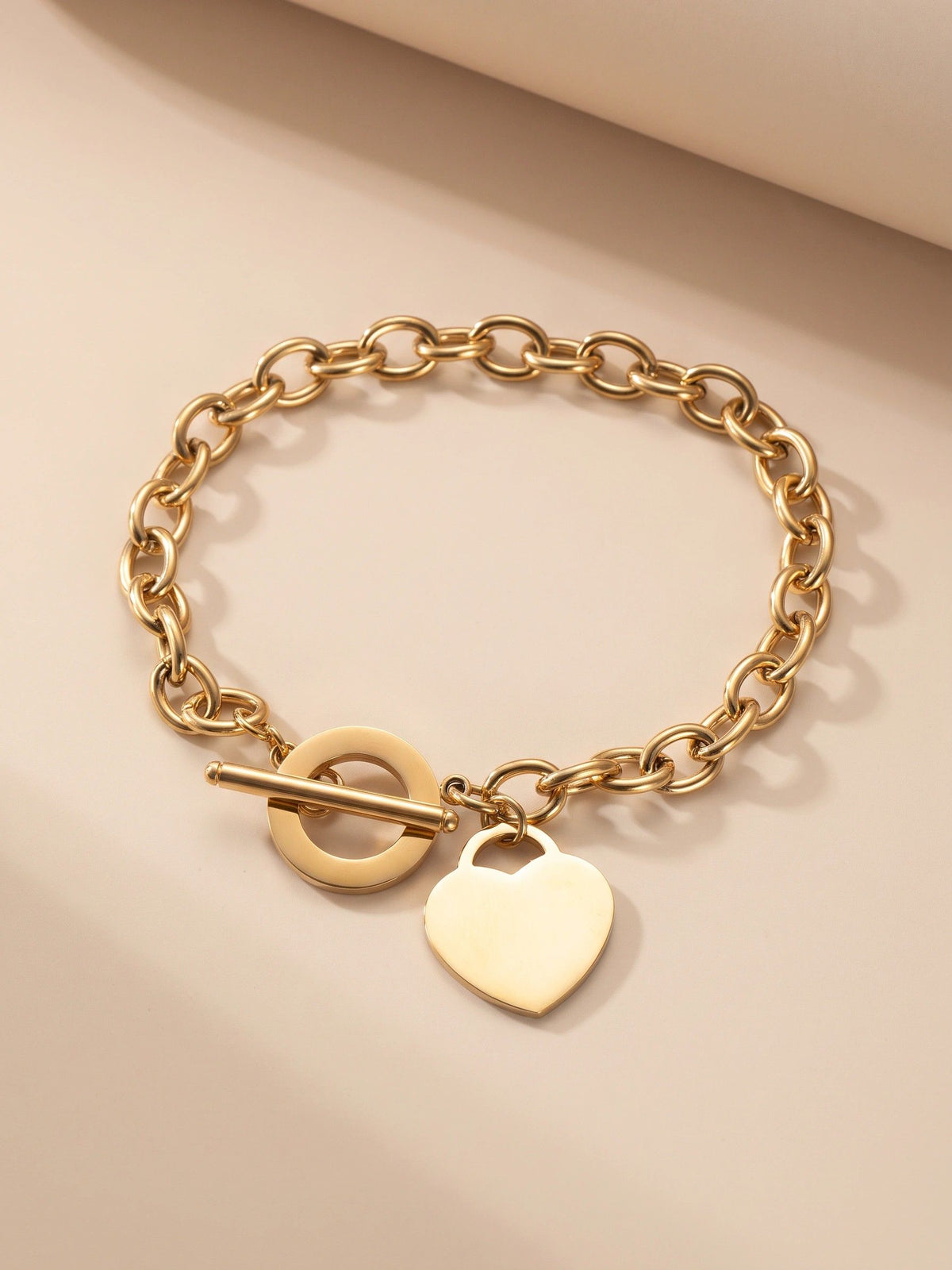 MYKI Exclusive LOVE LOCK Collection link Bracelet (Silver) (MKBRAD163G)