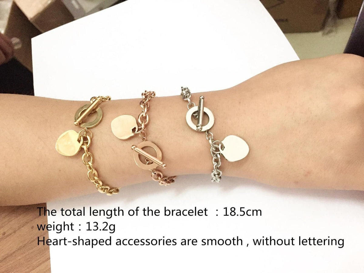 MYKI Exclusive LOVE LOCK Collection link Bracelet (Silver) (MKBRAD163G)